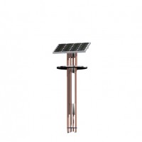 professional customized solar led square post light