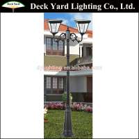 Hot Sale Motion Sensor Garden Llights European PIR LED Outdoor Lighting Garden Pole Lamp With Sensor